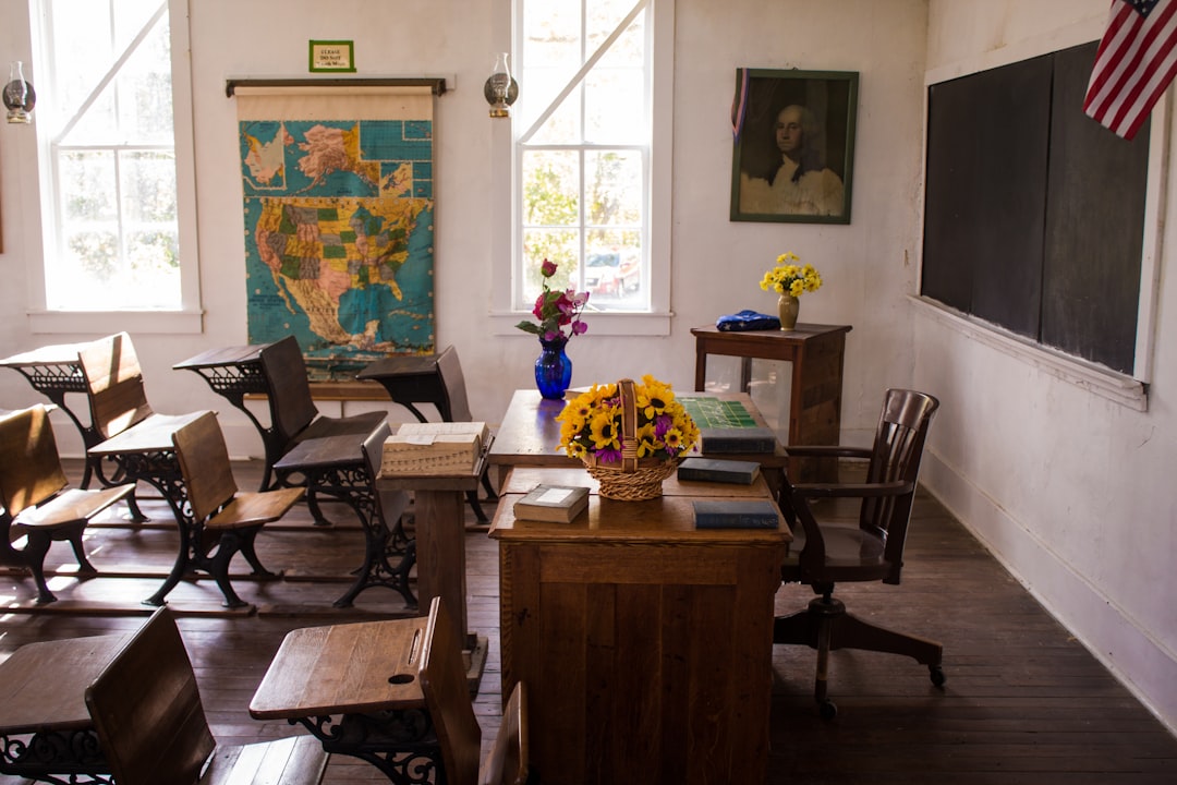 bright modern classroom